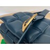 Bottega Veneta Padded Cassette Bag In Dark Blue Intrecciato Lambskin 572