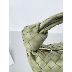 Bottega Veneta BV Jodie Mini Bag In Travertine Intrecciato Lambskin 670