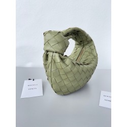 Bottega Veneta BV Jodie Mini Bag In Travertine Intrecciato Lambskin 670