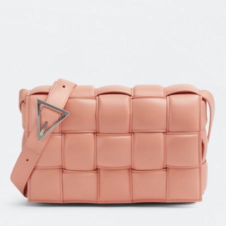 Bottega Veneta Padded Cassette Bag In Peachy Lambskin 783