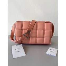 Bottega Veneta Padded Cassette Bag In Peachy Lambskin 783