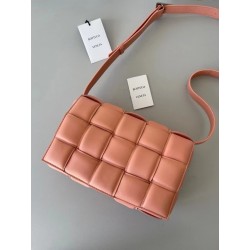 Bottega Veneta Padded Cassette Bag In Peachy Lambskin 783