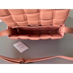 Bottega Veneta Padded Cassette Bag In Peachy Lambskin 783