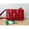 Bottega Veneta Padded Cassette Bag In Red Deerskin 848