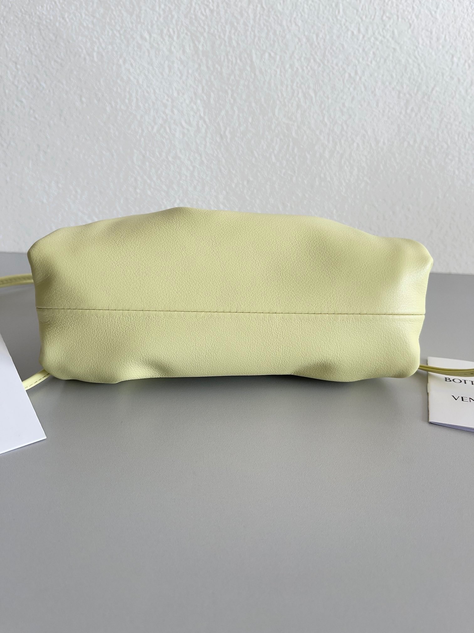 Bottega Veneta Mini Pouch Bag In Zest Washed Calfskin 825