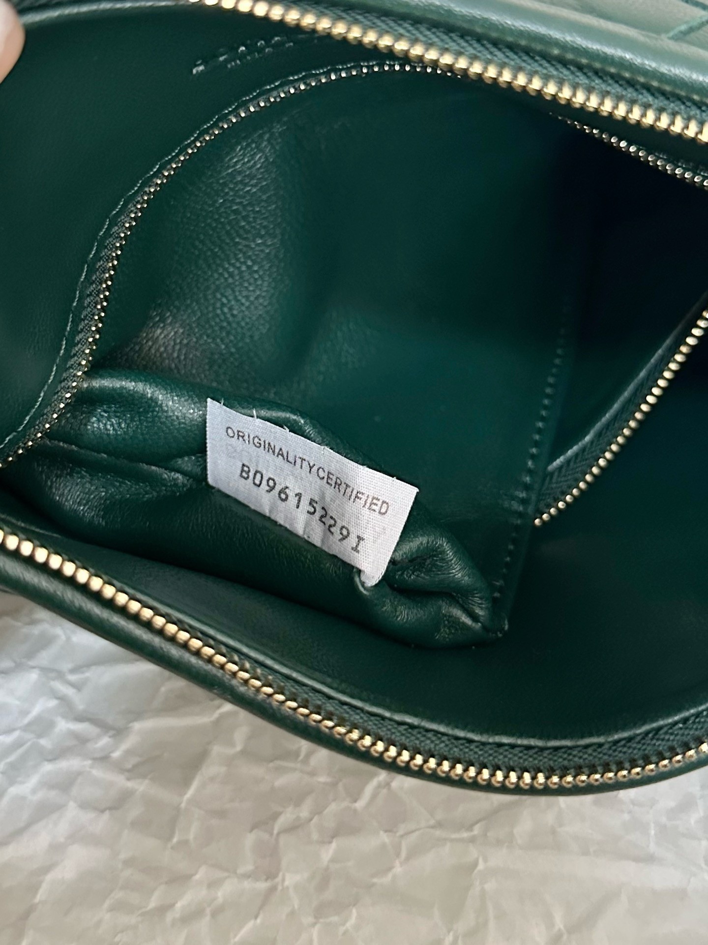 Bottega Veneta Gemelli Medium Bag in Emerald Green Intrecciato Lambskin 881