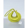 Bottega Veneta Turn Bag In Acid Kiwi Intrecciato Lambskin 940