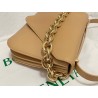 Bottega Veneta Mount Medium Envelope Bag In Almond Calfskin 969