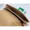 Bottega Veneta Mount Medium Envelope Bag In Almond Calfskin 969