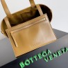 Bottega Veneta Small Flip Flap Bag in Acorn Intrecciato Lambskin 993