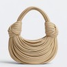 Bottega Veneta Double Knot Bag In Beige Lambskin 018