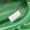 Bottega Veneta The Belt Chain Pouch In Green Nappa Leather 100