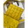 Bottega Veneta Cassett Bag In Yellow Wrinkled Calfskin 135