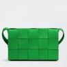 Bottega Veneta Cassett Bag In Green Intrecciato Lambskin 222