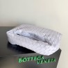 Bottega Veneta Small Hop Bag in Oyster Intrecciato Calfskin 264