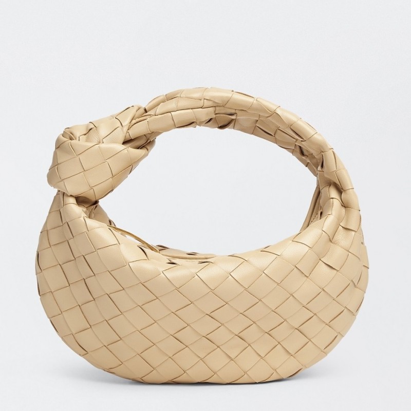 Bottega Veneta BV Jodie Mini Bag In Porridge Intrecciato Lambskin 375