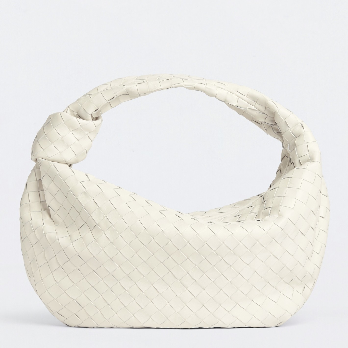 Bottega Veneta BV Jodie Small Bag In White Intrecciato Leather 299