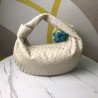 Bottega Veneta BV Jodie Small Bag In White Intrecciato Leather 299