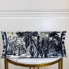 Dior Book Tote Bag In Blue Palm Tree Toile de Jouy Embroidery 984