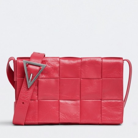 Bottega Veneta Cassett Bag In Lollipop Wrinkled Calfskin 975