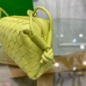 Bottega Veneta Loop Mini Bag In Kiwi Intrecciato Lambskin 104