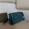 Bottega Veneta Padded Cassette Bag In Green Calfskin 891