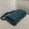 Bottega Veneta Padded Cassette Bag In Green Calfskin 891