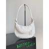 Bottega Veneta Gemelli Small Bag in White Intrecciato Lambskin 578