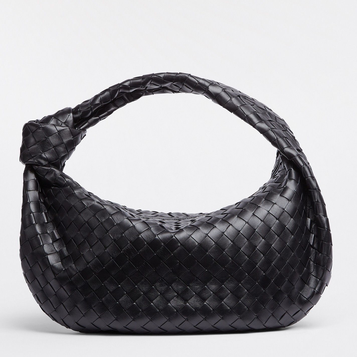 Bottega Veneta BV Jodie Small Bag In Black Intrecciato Leather 668