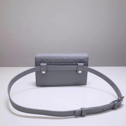 Dior 30 Montaigne 2 In 1 Belt Bag In Grey Calfskin 600