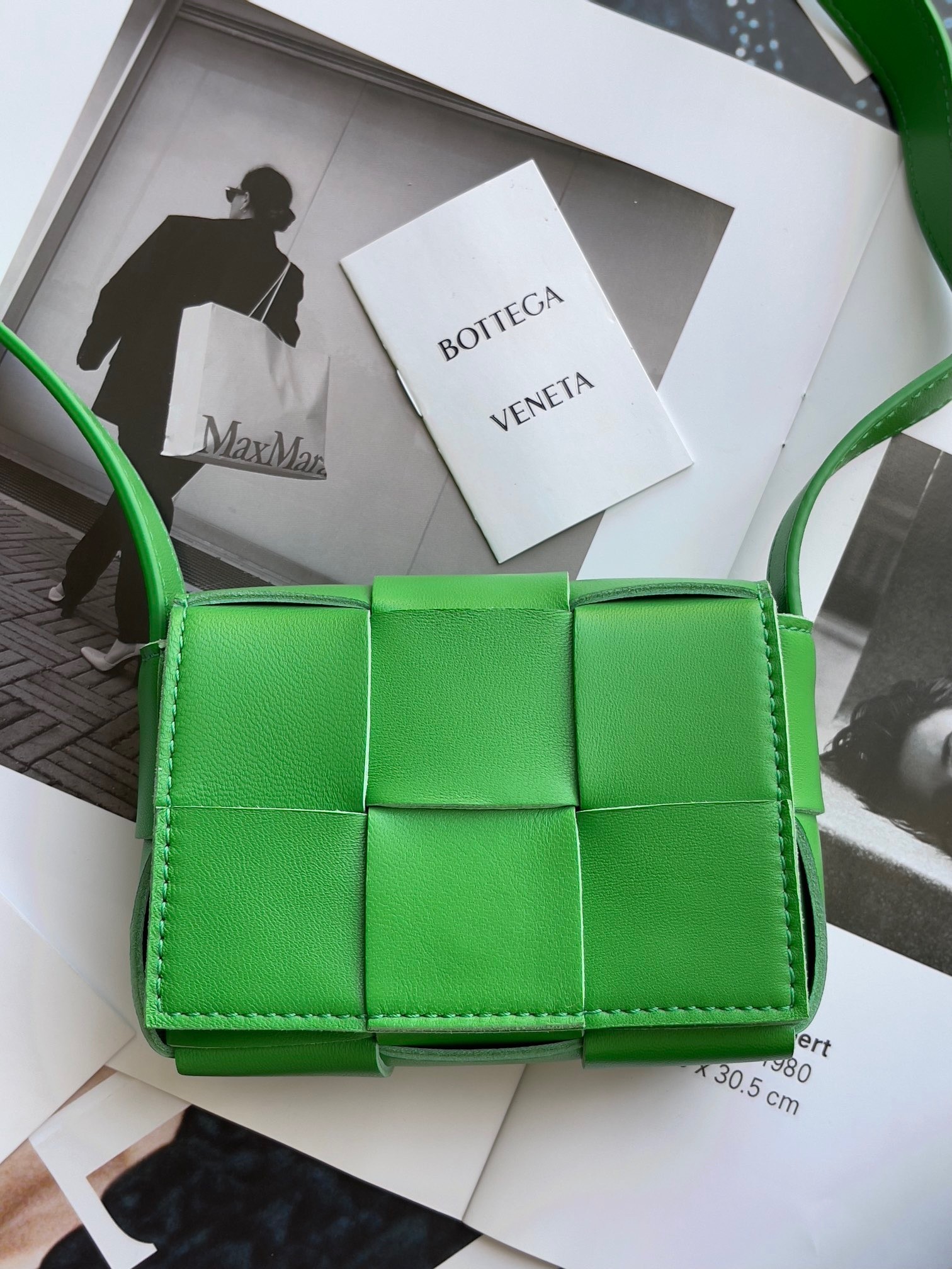 Bottega Veneta Candy Cassette Bag In Parakeet Lambskin 288