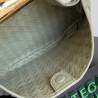 Bottega Veneta Small Sardine Bag In Travertine Intrecciato Lambskin 540