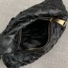 Bottega Veneta Mini BV Jodie Bag In Black Woven Leather 635