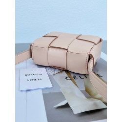 Bottega Veneta Candy Cassette Bag In Melon Washed Lambskin 678