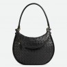 Bottega Veneta Gemelli Medium Bag in Black Intrecciato Lambskin 742