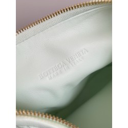 Bottega Veneta Gemelli Small Bag in Glacier/Barolo Intrecciato Lambskin 648