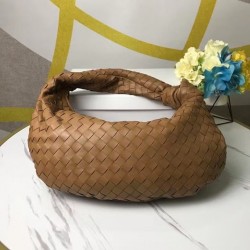 Bottega Veneta BV Jodie Small Bag In Caramel Intrecciato Leather 263