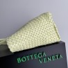 Bottega Veneta Large Cabat Bag In Zest Washed Intrecciato Lambskin 821