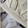 Bottega Veneta Mini Arco Bag In White Intrecciato Leather 901