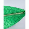 Bottega Veneta Turn Bag In Green Intrecciato Lambskin 920