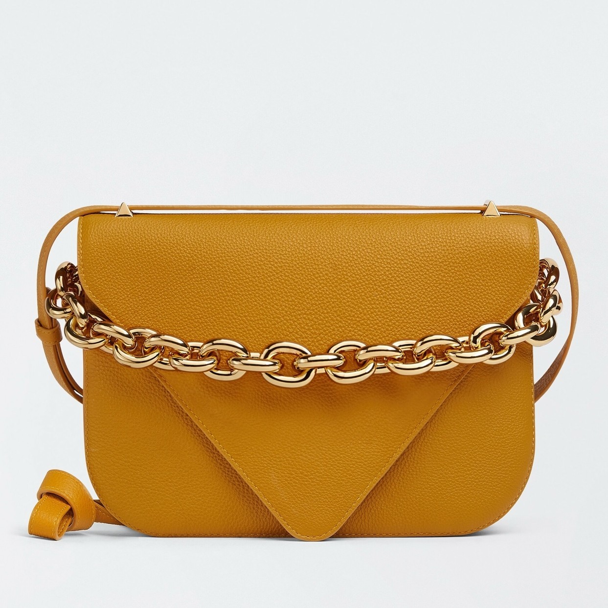 Bottega Veneta Mount Medium Envelope Bag In Cob Leather 267