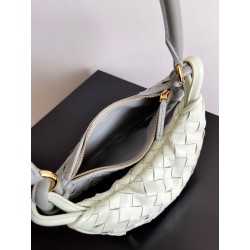 Bottega Veneta Gemelli Small Bag in Grey/Glacier Intrecciato Lambskin 394