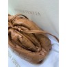 Bottega Veneta Mini Pouch In Caramel Intrecciato Lambskin 466