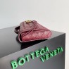 Bottega Veneta Andiamo Clutch with Handle in Barolo Intrecciato Lambskin 505