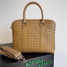 Bottega Veneta Large Briefcase In Brown Intrecciato Calfskin 117