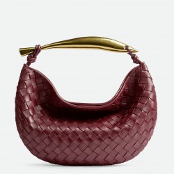 Bottega Veneta Small Sardine Bag In Barolo Intrecciato Lambskin 162