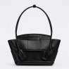 Bottega Veneta Arco Small Bag In Black Intrecciato Calfskin 318