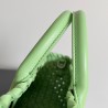 Bottega Veneta Mini Cabat Bag In Pistachio Intrecciato Lambskin 345