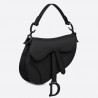 Dior Mini Saddle Bag In Black Ultra Matte Leather 189