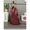 Loewe Medium Squeeze Bag in Bordeaux Nappa Lambskin 280